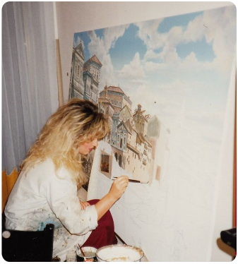 Dipinti e disegni simonetta fraschetti decoratrice di interni Decoratrice di interni